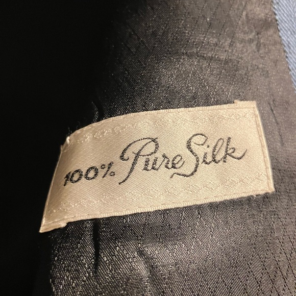 Bachrach blue double breasted suit jacket blazer 40R - Picture 8 of 11